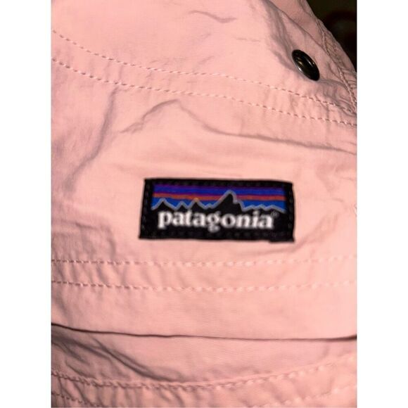 Patagonia Costa Rica Baggies Shorts Girls Large Nylon Elastic Waist Pink - Picture 3 of 4
